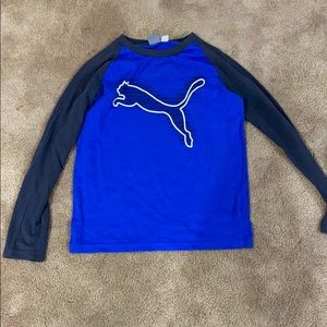 Boys Puma long sleeve size 10/12